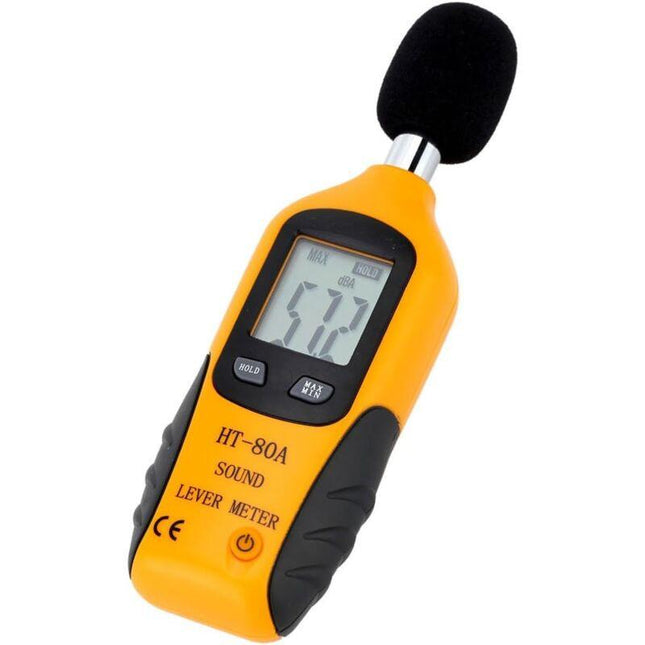 Sound Level Meter 40-130Dba, Professional Decibel Meter With Backlit Display (9V Battery Included).