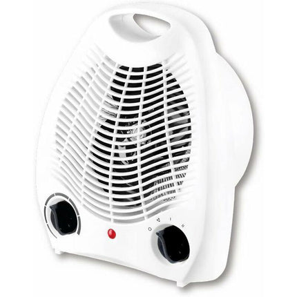 Electric Fan Heater, Electric Stove, 1000W / 2000W, Hot Air Thermo Convector 2 Powers Intuitive Button, Silent, Portable.