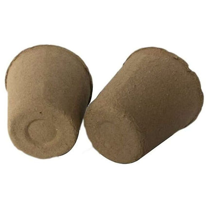 50 Pack ROund Fiber Pot 6X6Cm Seedling Pot Starter Pots Kits Gardening Pot For Seeds Plants.