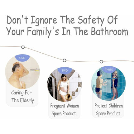 Non-Slip Bath Mat Shower Mat With Foot Massage, Environmentally Friendly Pvc Anti-Mold Bathroom Bathtub Mat Floor.