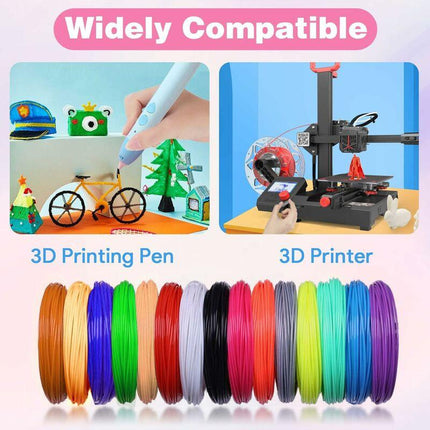 3D Pla Filament, 3D Refill 1.75Mm, 3D Filament 5M 20 Colors Each, Suitable For Kids And Adults, 3D Pen Accessory.