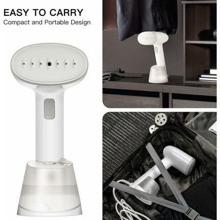 Portable Travel Vertical Steamer, 230Ml, 1200W Handy Steam Iron Fast Heat-Up, 18G/Min Steam, For Clothes, Curtains,.