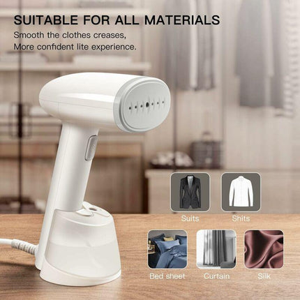 Portable Travel Vertical Steamer, 230Ml, 1200W Handy Steam Iron Fast Heat-Up, 18G/Min Steam, For Clothes, Curtains,.