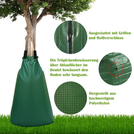 1 X Tree Watering Bag, 20 Gallon Irrigation Bag, Tree Bags For Irrigation, Tree Watering System, (No Dropper).
