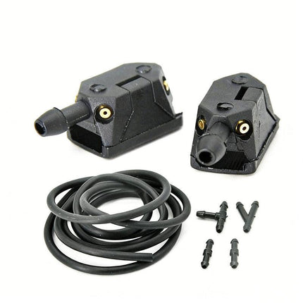 Adjustable 4-hole car wiper arm washer nozzle 8mm/9mm, compatible with Renault Espace 3 windshield washer retrofit..