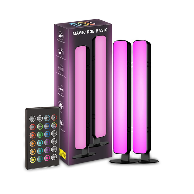 Dynamic Music Syncing LED Lights Atmospheres Lighting LED Light Bar For Car Interior And Home Entertainments Lamp.
