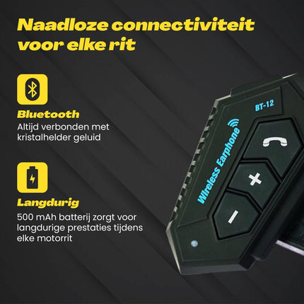Bluetooth Headset Communication | Motorcycle Helmet | IP67 Waterproof | Motorcycle Accessory | Bluetooth 4.2.