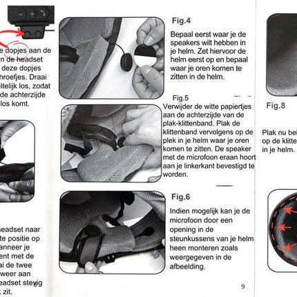 Bluetooth Headset Communication | Motorcycle Helmet | IP67 Waterproof | Motorcycle Accessory | Bluetooth 4.2.