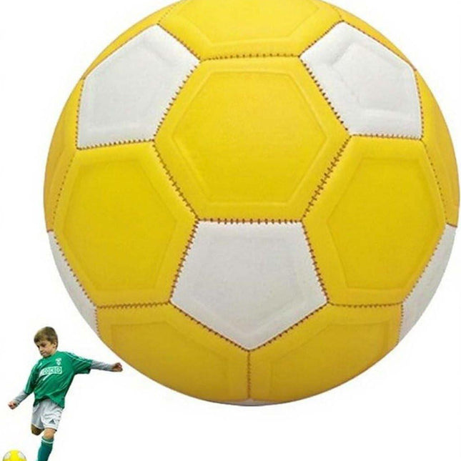 Curved ball for outdoor sports, 20 cm - fun - curved ball - perfect for children - yellow, new - new 2025.