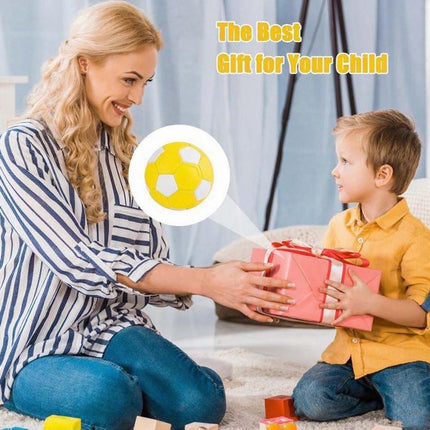 Curved ball for outdoor sports, 20 cm - fun - curved ball - perfect for children - yellow, new - new 2025.