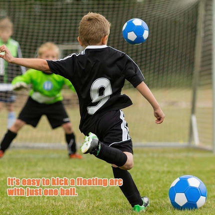 Curved ball for outdoor sports, 20 cm - fun - curved ball - perfect for children - blue - new 2025.