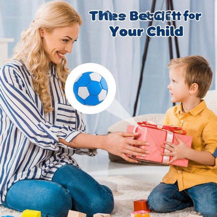Curved ball for outdoor sports, 20 cm - fun - curved ball - perfect for children - blue - new 2025.