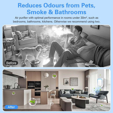Air Purifier - Pack of 4 Plug-in Negative Ion Air Purifiers - Negative Ion Air Purifier - Home Air Purifier - Negative Ion Air Purifier - Deodorizer - Ionizer - Wit.