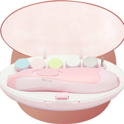 Smart-Tech Baby Electric Nail Files - Baby Nail Care - LED - Baby Nail Files - Pink.