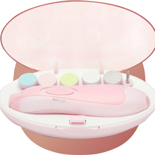 Smart-Tech Baby Electric Nail Files - Baby Nail Care - LED - Baby Nail Files - Pink.