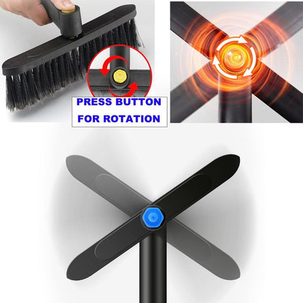 Extendable ice scraper with snow brush - Extra long handle - Telescopic handle - Ice scraper - Snow brush - Car ice scraper - Car window scraper - Snow scraper - Window scraper.