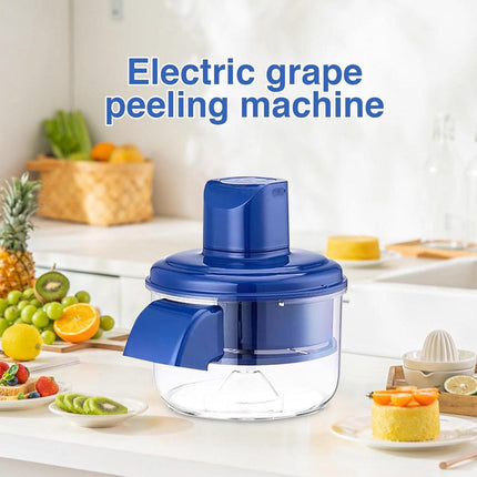 3-in-1 Electric Peeler for Grapes and Garlic - Automatic Peeler - USB Rechargeable Multifunctional Peeler for Small Fruits and Tomatoes - Easy to Use for Home and Commercial Kitchens.