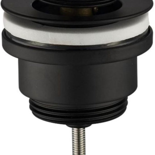 Bouchon de vidange de luxe Click 1¼ "noir matt