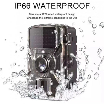 Rechargeable wildlife camera with night vision - 10 x 13.2 cm - IP66 waterproof - 1.3 m range - 1080p - 32 GB SD card included - For wildlife monitoring - For outdoor use.