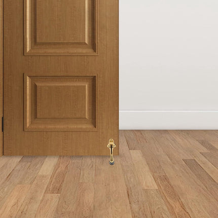 Door stop - interior door stop - exterior door stop - door stop - safety door stop - swing and recessed door stop - wall protection - gold.