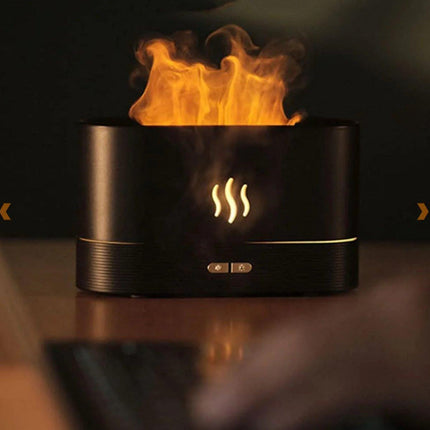 Boostiv® Aroma Diffuser - Humidifier - Aromatherapy - Flame Effect - Aroma Diffuser - Nebulizer.