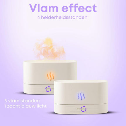 Boostiv Aroma Diffuser - Humidifier - Aromatherapy - Flame Effect - Aroma Diffuser.
