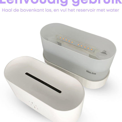 Boostiv Aroma Diffuser - Humidifier - Aromatherapy - Flame Effect - Aroma Diffuser.