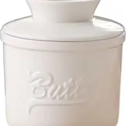 Wit Butter Dish - Butter Dish - Water-Cooled Butter Dish with Water Line - Ceramic Butter Dome for Spreading Butter - Christmas Gift for the Kitchen - Kitchen Baby Clothing Accessories - Kitchen Tools.