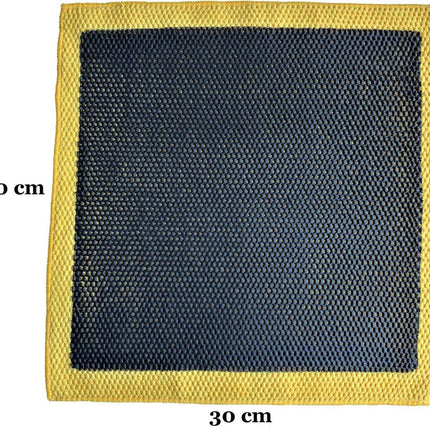 EPC® Clay Cloth Car - 3D Clay Towel - Clay Towel - Clay Mitt - Clay Bar - Microfiber Cleaning Cloth - Removes Resin, Tar, Flies, Bird Droppings - Yellow/Zwart.