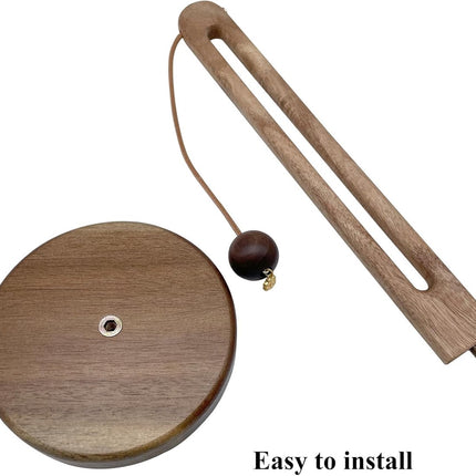 Wooden paper towel roll holder, freestanding farmhouse-style kitchen organizer, compatible with most paper towel rolls.