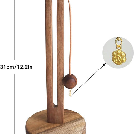 Wooden paper towel roll holder, freestanding farmhouse-style kitchen organizer, compatible with most paper towel rolls.