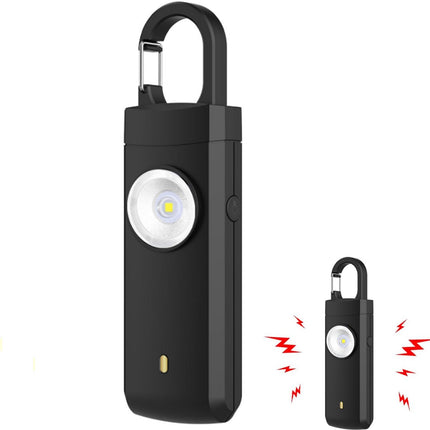 Personal Alarm - Powerful 130dB Sound and Flashing Light - Personal Security Alarm - Self-Defense Keychain - Personal Protection - Emergency Signal - Senior Alarm - Portable Security Alarm - Black.