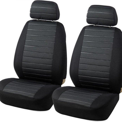 Car seat cover / Car seat cover / Car seat covers / Universal car seat covers - Driver/passenger seat cover (Not for rear seats) - Universal - Fits most models - Stylish - Black/Gray.