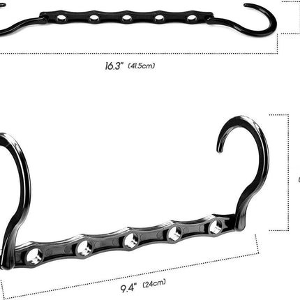 Magic Pendants 6-Piece Set - Space-Saving Hangers - Space-Saving Pendant Organizer for Closet - Multi-Pendant Holder - Sturdy Plastic - 360-Degree Rotation.
