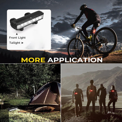 1800 Lumen LED Bike Light - USB Rechargeable Bike Light - Bike Light with Power Bank - Century of Lights for Mountain Bikes and Road Bikes - Waterproof Bike Light.