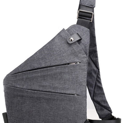 Anti-theft travel bag, small messenger bag, shoulder bag, lightweight backpack, casual chest bag with single strap for travel, sports, walking, cycling.