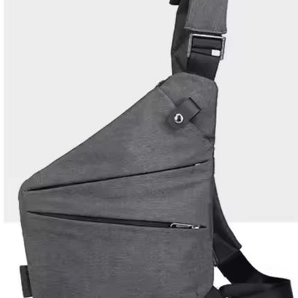 Anti-theft travel bag, small messenger bag, shoulder bag, lightweight backpack, casual chest bag with single strap for travel, sports, walking, cycling.