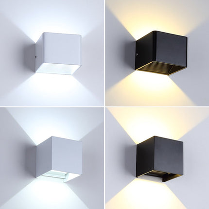 Rechargeable wall light with remote control - 5W - Three lighting colors - Adjustable intensity - Night light - Wireless - Battery operated - Suitable for indoor and outdoor use - Wit.