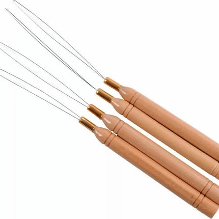 Microring Loop - Microring Needle 4 pieces - hair extensions - threading - beads.