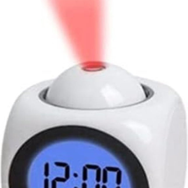 Clock radio with projection - Digital clock radio - Digital clock radio - Wit.