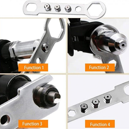 Pop rivet pliers - Cordless drill - Blind rivet pliers - for cordless drill - Pop rivet pliers set - Rivet pliers - Rivet fixing for drill.