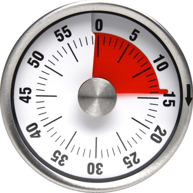 FLOKOO Leather and Metal Clock.