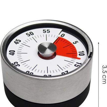 FLOKOO Leather and Metal Clock.