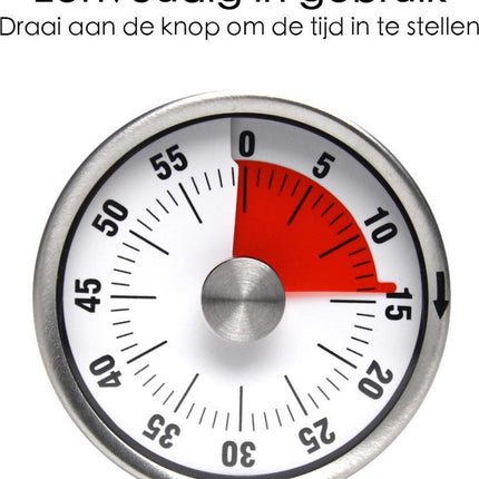 FLOKOO Leather and Metal Clock.