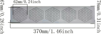 Honeycomb silicone mold / tile mold.