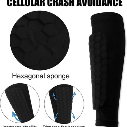 Shin guards - Football shin guards - Children's football shin guards - Shin guard straps - Premium leg protection with sleeves - Comfortable and impact-resistant - Size M - Suitable for training and competition.