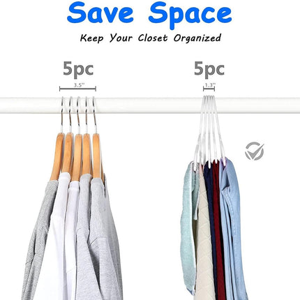 Hangers - Hangers - Children's Hangers - Baby Hangers - Plastic Hangers for Children - Baby Wardrobe Hangers - 20 Non-Slip Toddler Hangers - For Baby Clothes, Pants, Jackets, Dresses - Wit.