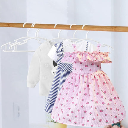 Hangers - Hangers - Children's Hangers - Baby Hangers - Plastic Hangers for Children - Baby Wardrobe Hangers - 20 Non-Slip Toddler Hangers - For Baby Clothes, Pants, Jackets, Dresses - Wit.