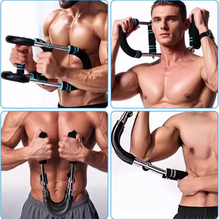 Arm Trainer - U-Shaped Twister - Adjustable Chest Enlarger with 3 Resistance Levels - Detachable Fitness Chest Enlarger - Portable Arm, Chest, and Shoulder Trainer.