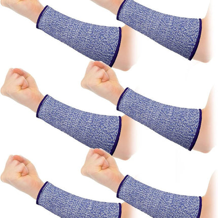 pairs of arm protectors for thin skin and bruises, cut-resistant forearm sleeve, level 5 burn arm protector (7.9 inches).